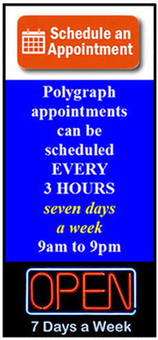 polygraph exam in Brea CA